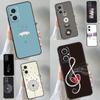 Minimalist Music Lover Case For OPPO Reno 13 F 12 F 11F 8T 7 8 10 11 Pro OPPO Find X8 Pro X6 X3 X5 Lite Cover Coque