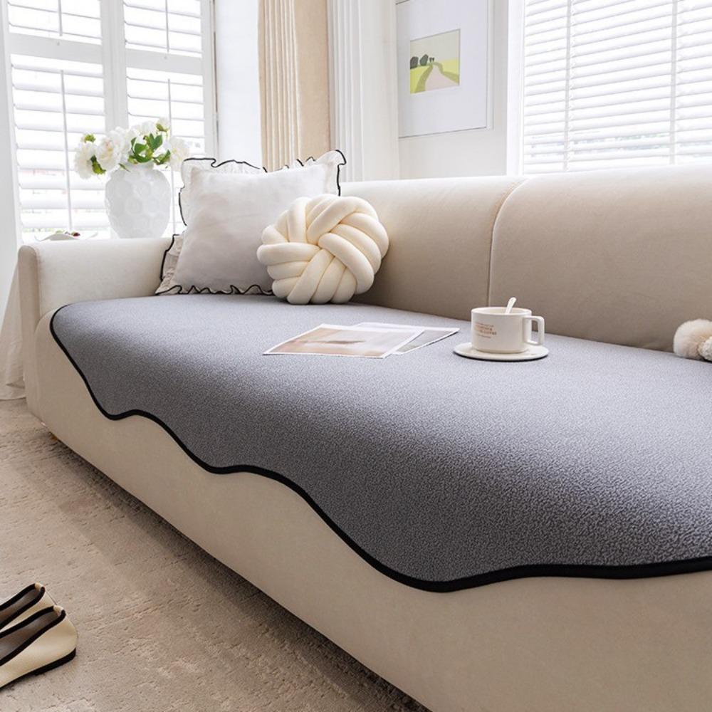 Special-shaped Sofa Cushion Waterproof Universal Straight Row Irregular Seat Cushion 2025 New Non-slip Leather Sofa Cover Cover Cloth Towel