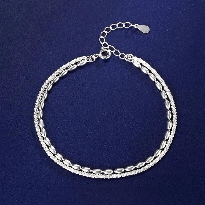 925 Silver 3MM Snake Chain Bracelet For Women Men Unisex Simple Charm Jewelry Gift Wedding Party Fashion