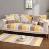 Four Seasons Universal Chenille Striped Sofa Cushion Simple Cloth Modern Non-Slip American Cushion Cover Backrest Towel