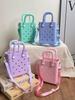 Women's EVA Handheld Tote Bag - Portable Commute Small Square Storage Bag