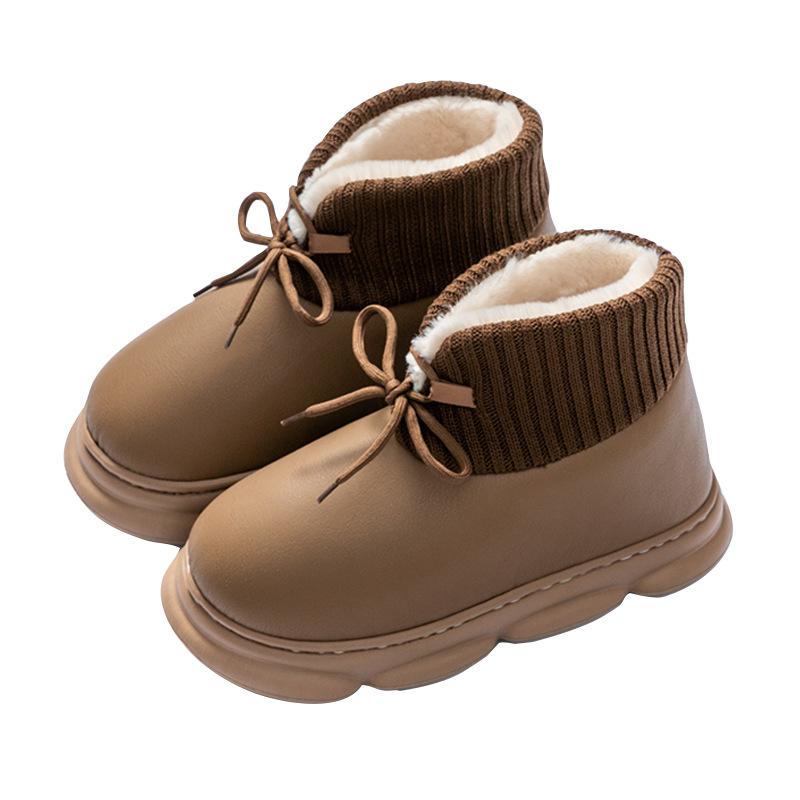 Anti-slip Women Boots Warm Winter Women Cotton Shoes Plush Slip on Boots for Men Home Couple Platform Ankle Boots Botas Mujer