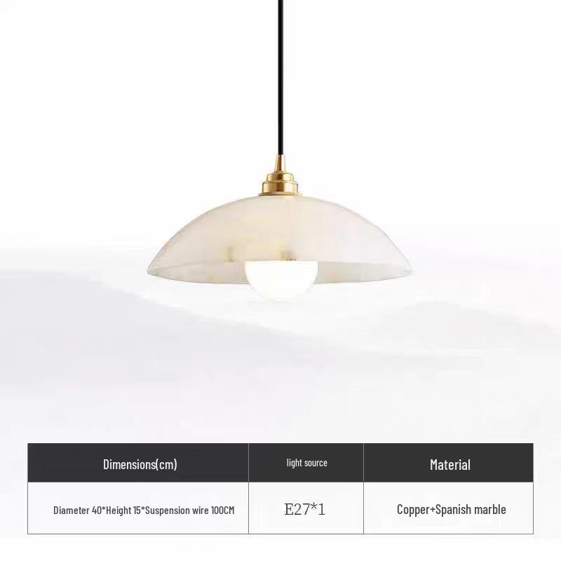 Nordic Marble Pendant Light for Bedroom, Dining Room, or Entrance