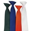 Mens Womens Solid Color Clip On Neck Tie for Uniform Pre Tied Adjustable Necktie for Business Meetings and Formal Event