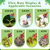 200Pcs Pressure Compensated Drippers 1/2/3/4/8/12/16 L/H Garden Drip Compensation Emitters Irrigation Steady Flow Regulators