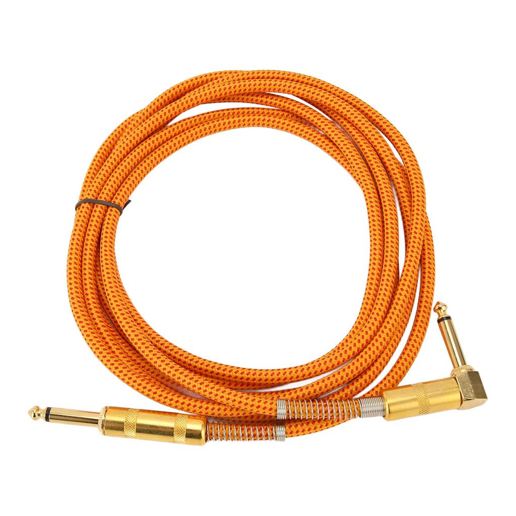 14 Inch Instrument Cable Straight 6.35mm Male Jack Stereo Sound Guitar Cable Bass AMP Cord for