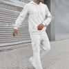 Men's Long Slevee 2 Piece Outfits Tops And Pants Casual Set