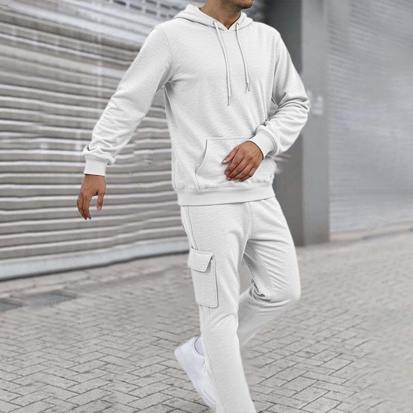 

Мужские комплекты из 2 предметов с длинным рукавом: топы и брюки, повседневный набор S