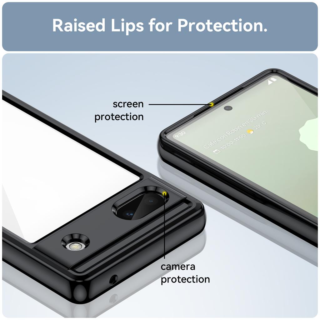 For Google Pixel 6A Clear Case For Google Pixel 6A 7A 7 Pro Cover Funda Funda Hard Translucent Shockproof Phone Bumper Pixel 6A