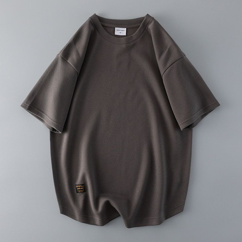 Heavy Retro Lazy Style Export Short-Sleeved T-shirt