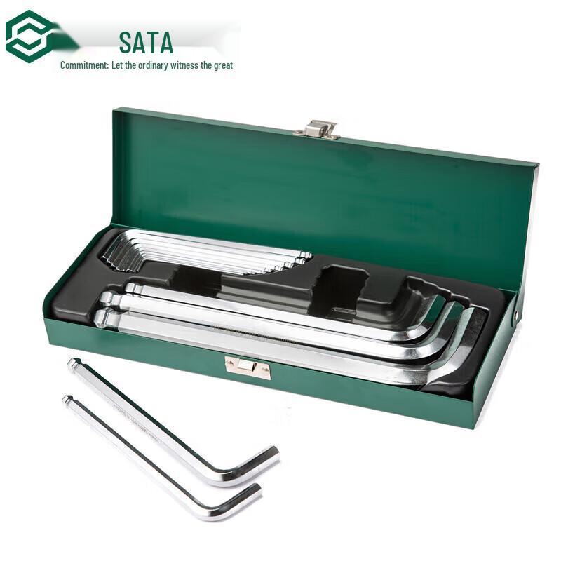 SATA 14-Piece Extra Long Ball End Hex Key Set
