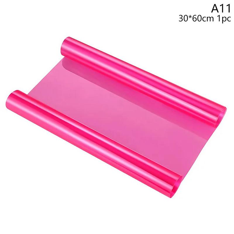 Headlights Protective Film Vinyl Film Sticker Auto Headlight Taillight Film Tint Vinyl Sheet Sticker Universal Multicolor