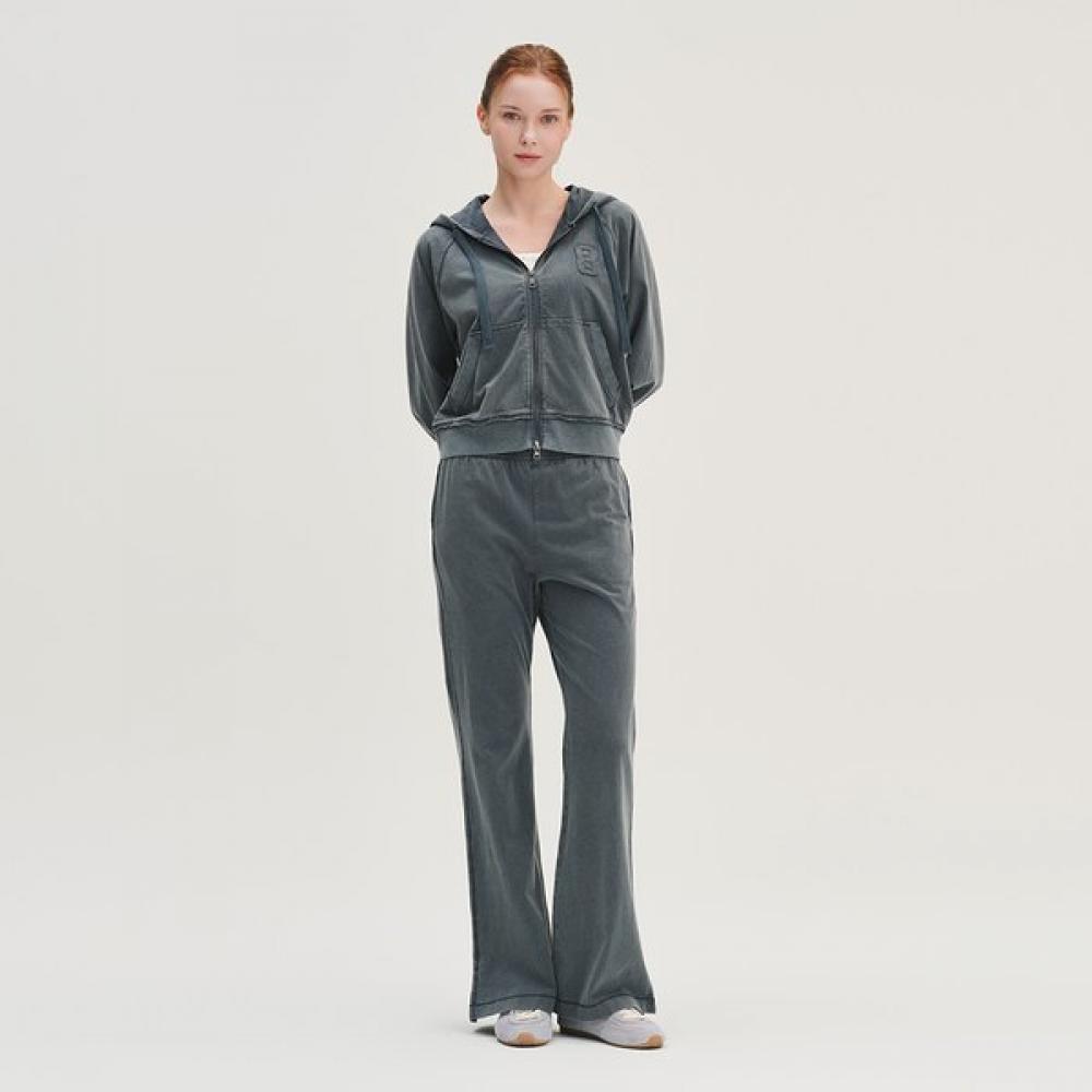 Huit Vintage Bootcut Banding Pants Htwpn6i13a ABK (ASH BLACK)/S