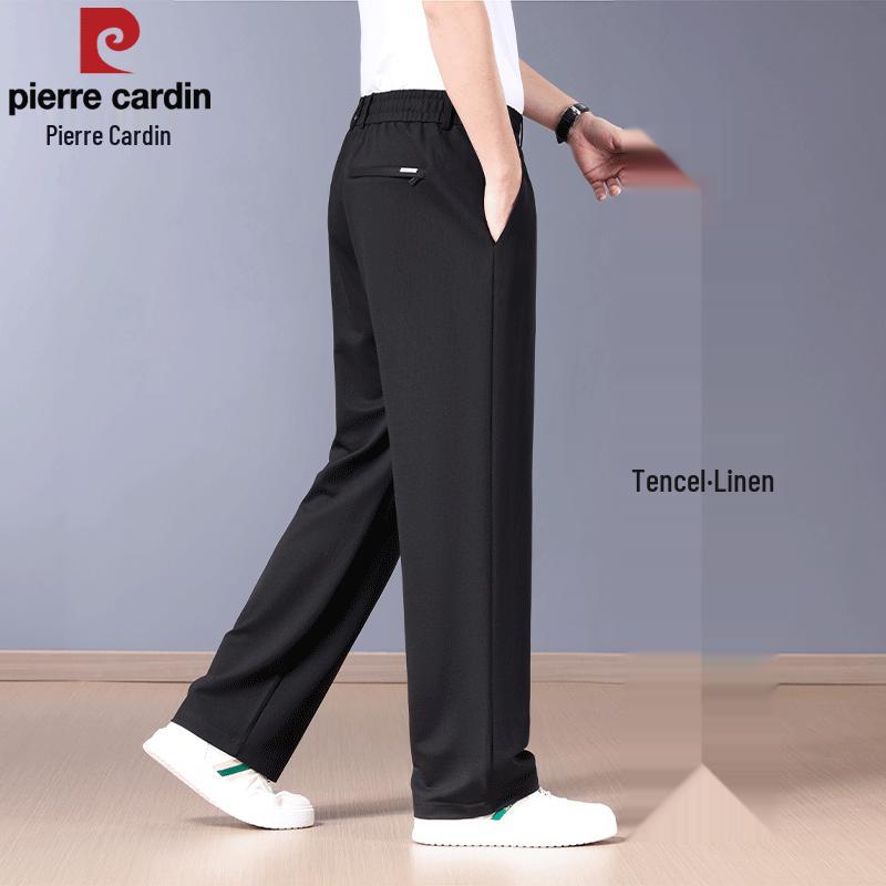 Pierre Cardin Men's Summer Tencel Linen Blend Casual Pants