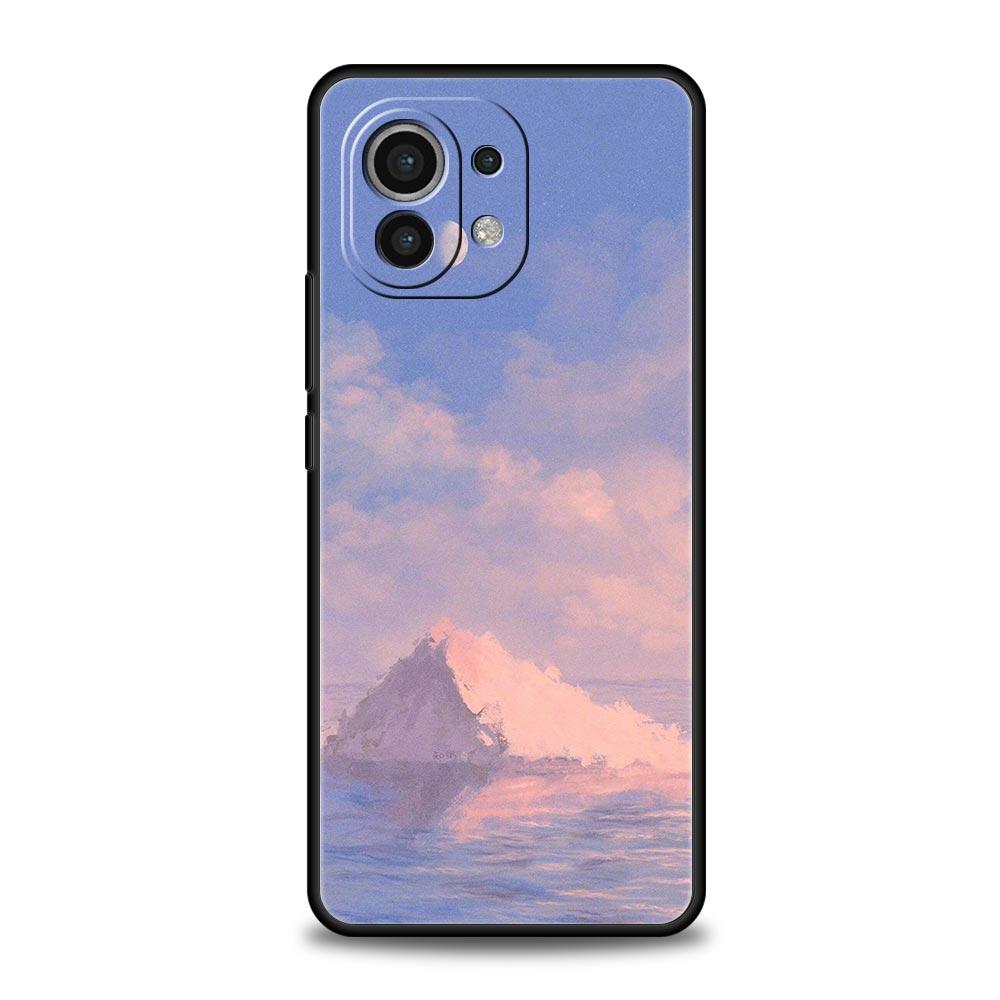 Cloud Summer Sunset Glow Phone Case For Xiaomi Mi 17 15T 15 14 14T 13T 12T Pro 12 13 Lite 5G 11T Poco X6 X7 X5 Pro Soft Cover