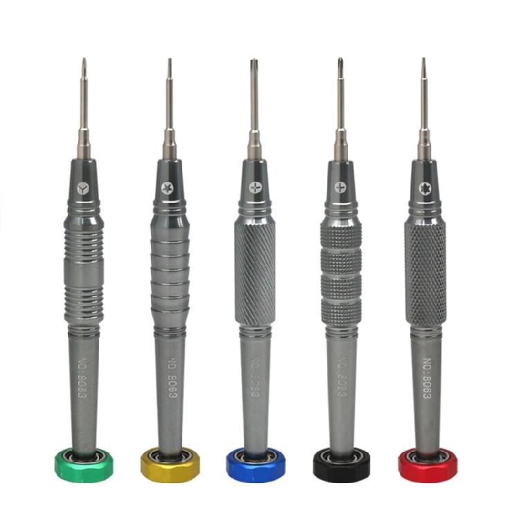 Magnetic Tip Pentalobe Screwdriver for Electronics Repair Maintenance Tool with Steel Tip and Rotating Caps Designs