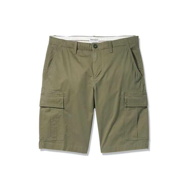 Timberland Cargo Shorts Men's Army Green Moderate A25E4-A58
