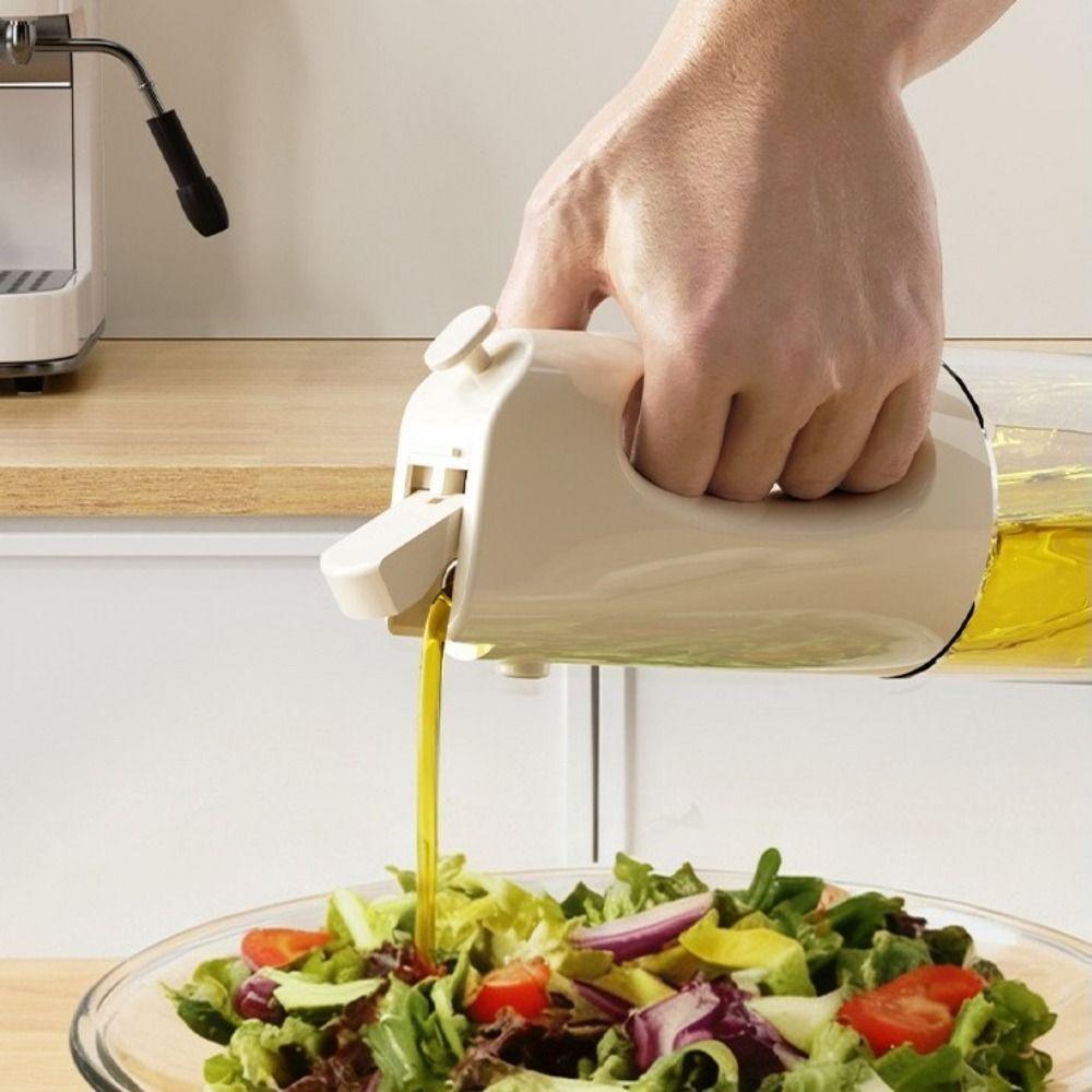 Dual-Use Oil Dispenser 400 ML Olive Oil Storage Bottle Practical Cooking Spray Bottle  Kitchen