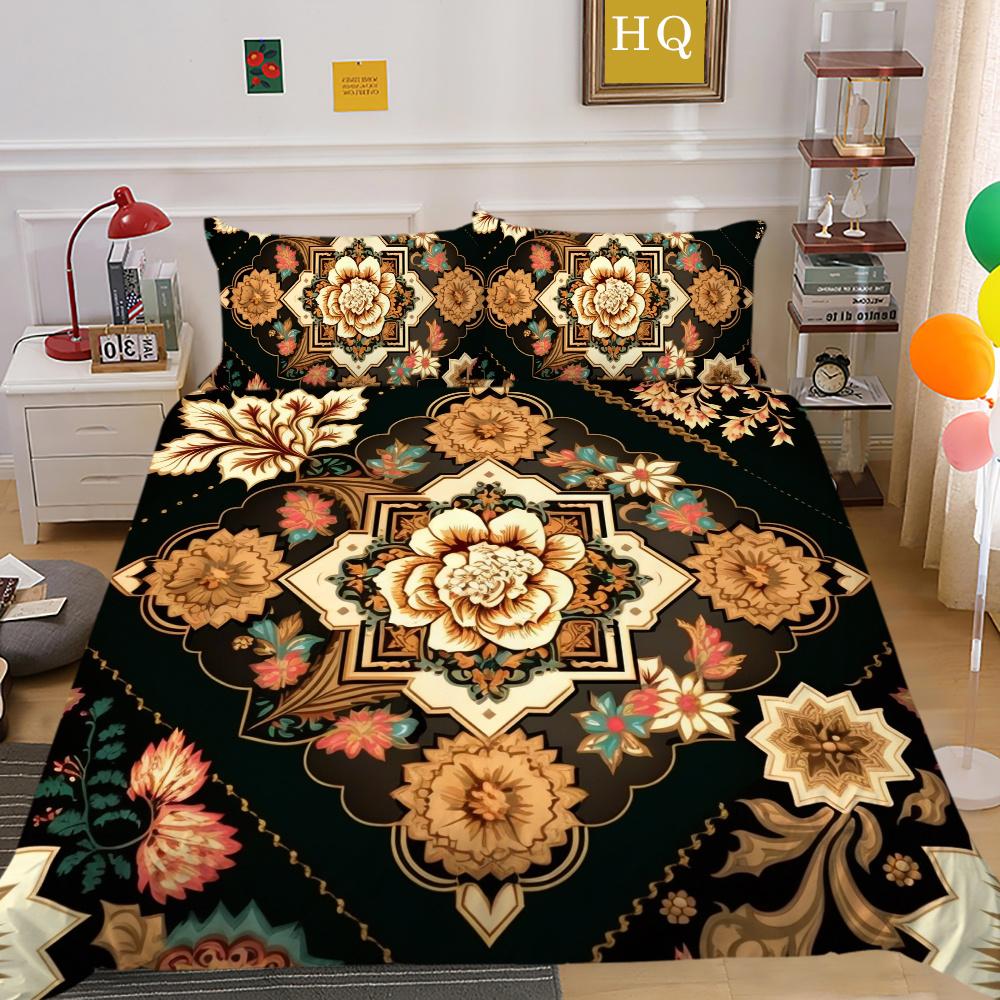 Zestaw poszewek na pościel King Size Kobieta Luksusowa pościel domowa Poliestrowa narzuta na kołdrę Zestaw poszewek na kołdrę