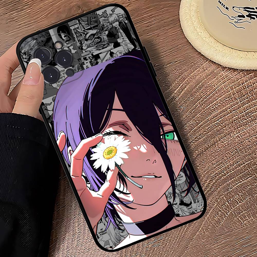 Cool Anime R-Reze Phone Case For Iphone 17 16 15 16e 14 13 12 11 Pro Max Plus Case Cover Coque