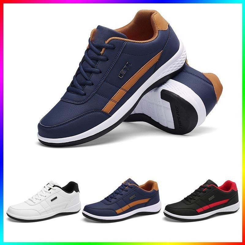 Premium Quality Men's Shoes Artificial Leather Casual Sneakers Trainers With Timeless Design