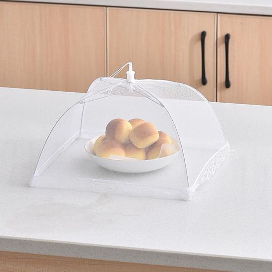 Mesh Food Cover for Picnic Camping Large Pop-Up Tent Umbrella Collapsible Reusable Mesh Covers for Outdoor BBQ Parties