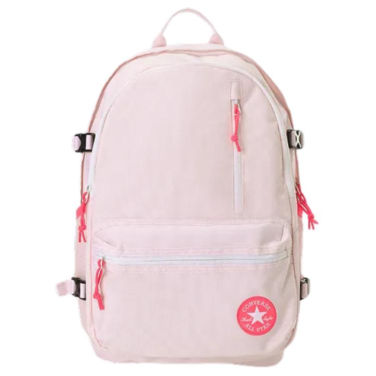 New Converse Straight Edge Polyester Backpack Unisex Pink UA5797-A9Y
