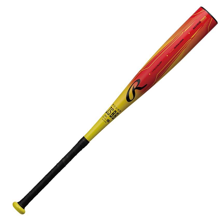 Rawlings Baseball Bat for 5150 Metal Junior/Jr. Kids, Softball, BJ5F5150, Red/Yellow, 73cm,