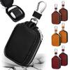 Funda de Cuero Anti-Pérdida para Auriculares con Cremallera Funda Protectora Clásica de Cuero PU Resistente a Golpes Portátil para Airpods Pro 4 3 2 1