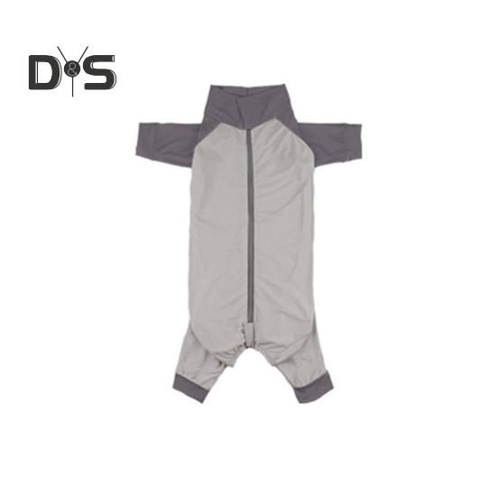 

Хирургический костюм для собак, женский восстановительный костюм для стерилизации, хирургический халат для собак с длинными рукавами, медицинский комбинезон для восстановления после брюшной раны 3XL серый