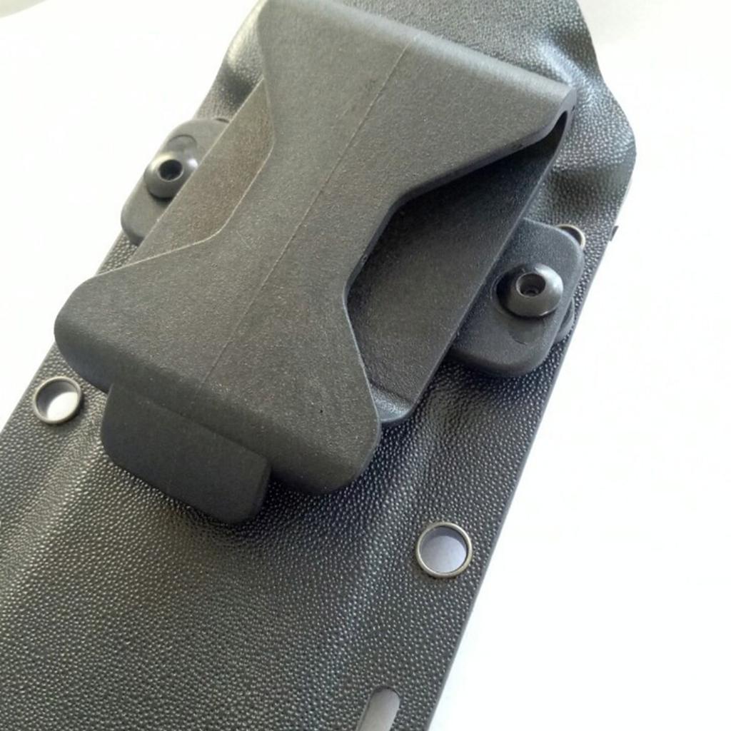 1/2Set Tactically Knife Holster Back Clip 360 Degree Rotating K Sheath Back Clip Belt Clip with Screws Easy To Carry