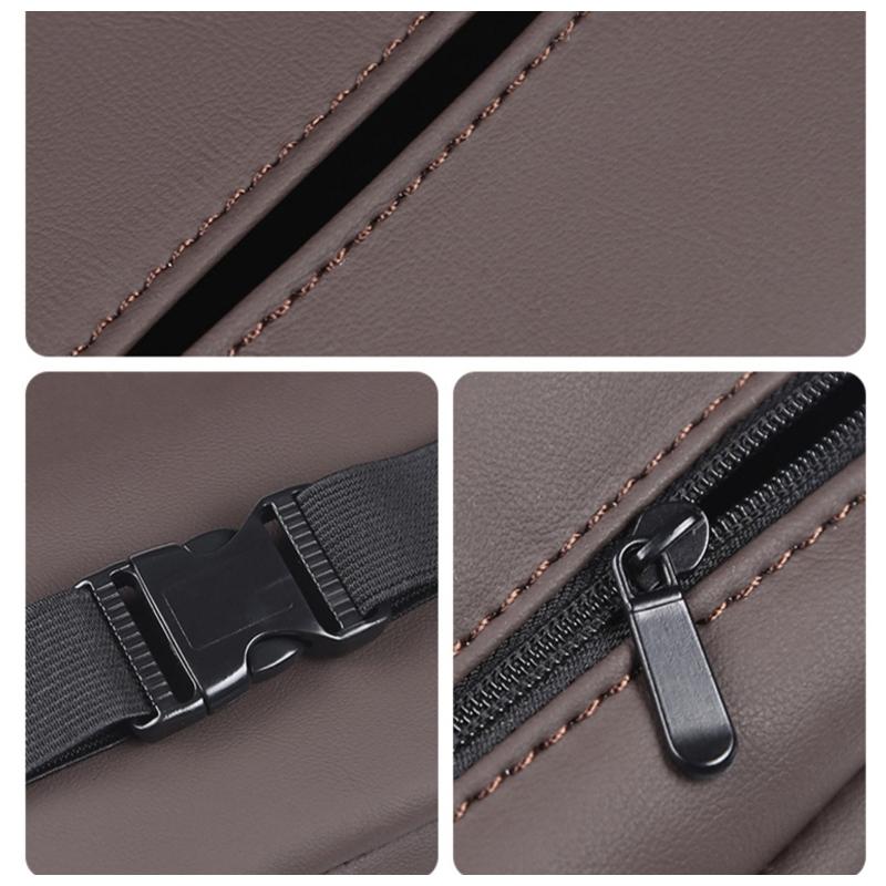 2026 Hot Sticker Car Tissue Box Holder Leather Car Armrest Napkin Case Sun Visor Backseat Bag For Alfa Romeo 4C 159 166 Spider G