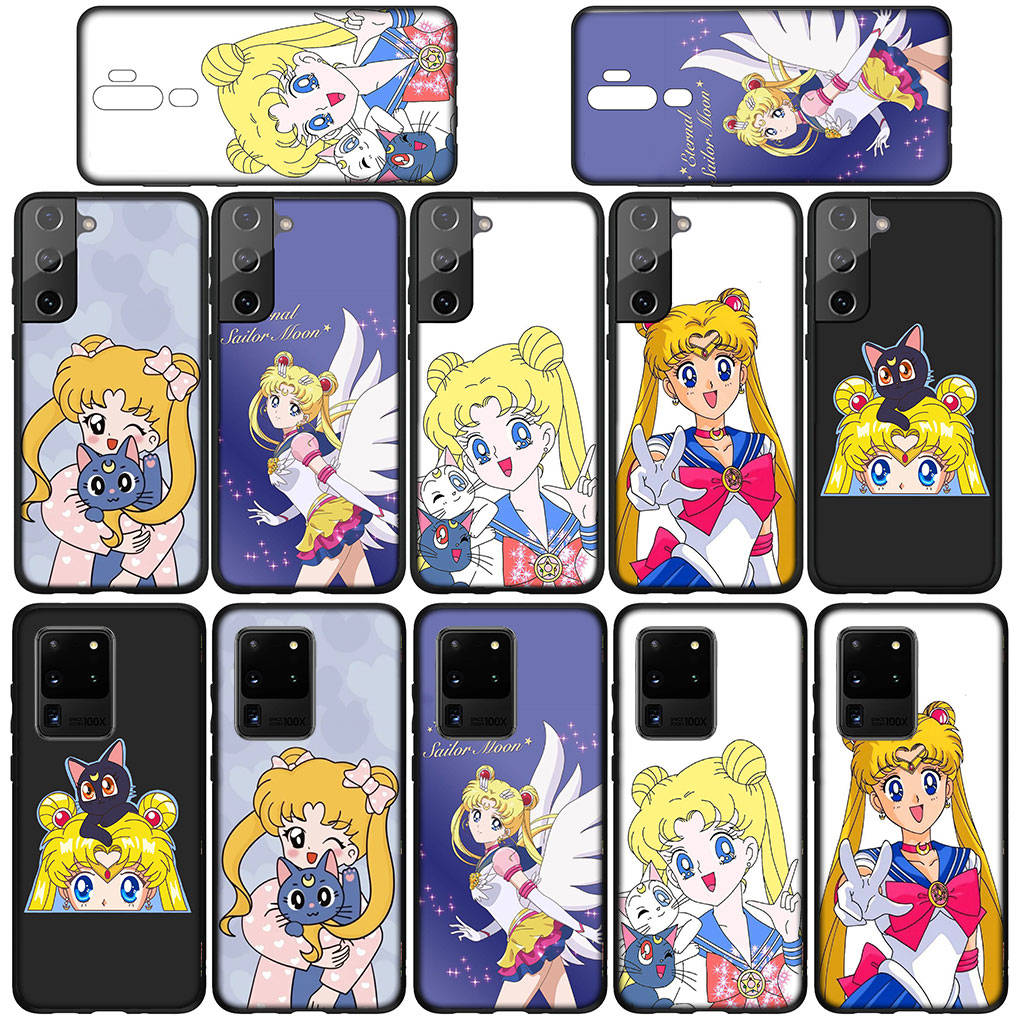 Cover for iPhone 16 15 Xiaomi Redmi Note 14 13 12 11 Pro Max X 8 9 16e Samsung Galaxy S25 S24 S23 Moto G85 OPPO Huawei Sailor Comics Moon Phone Case