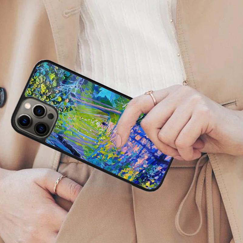 Creative Oil Painting Magnetic Phone Case For APPLE iPhone 17 Air 16 14 13 12 Pro Max 15 Plus Wireless Charge With MagSafe Cover