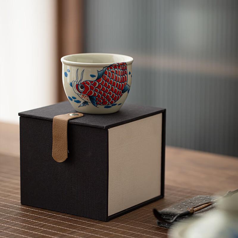 Shangqi Hand-Painted Ceramic Kung Fu Tea Master Cup