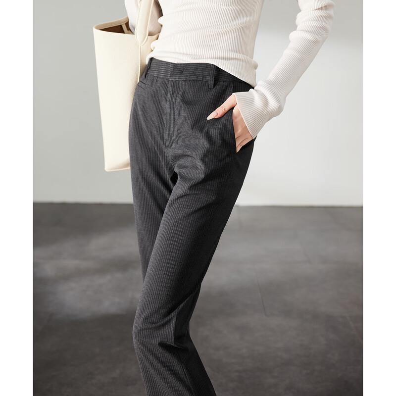 SOFSIL 2026 Spring Women's Versatile Elastic Flared Cropped Pants