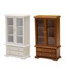 Realistic Wood Shelf Realistic Pretend Play Display Cabinet Model Toy Vintage Display Shelf 1:12 Doll House