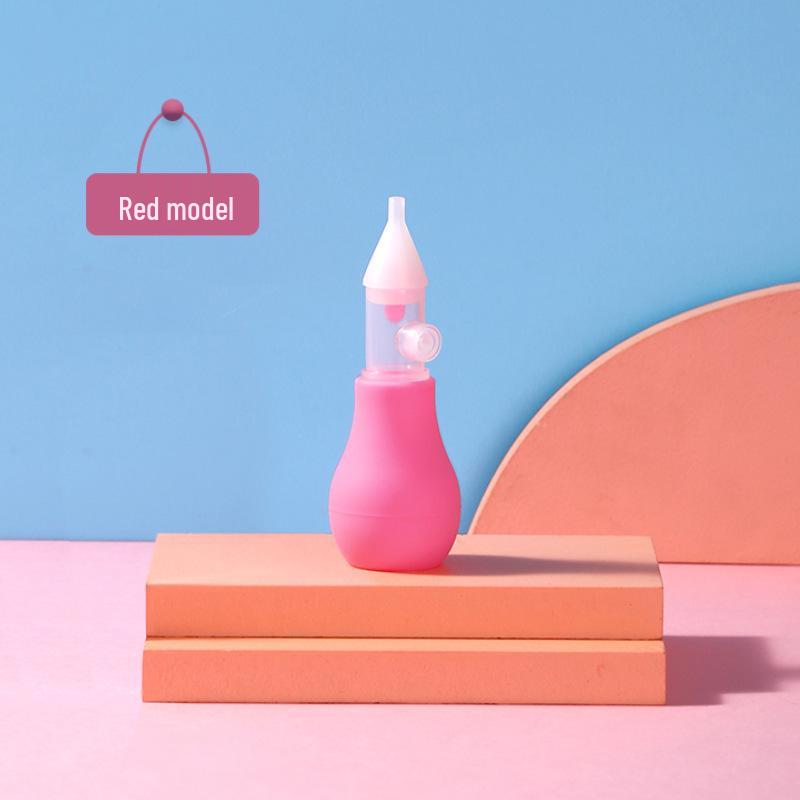 Upgraded Anti-Reflux Baby Nasal Aspirator with Solid Silicone Pump