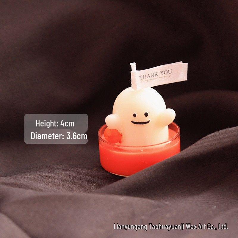 Halloween Ghost Pumpkin Scented Candle Ornament for Festive Atmosphere