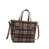 Fashionable and Casual Tote Bag for Women New Style Small and Fresh Contrasting Striped Shoulder Bag Niche Design Crossbody Bag