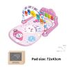 1 Set Music Pedal Piano Multifunctional Children Fitness Frame Take Exercise Infant Leg Stamina Gym Crawling Frame Baby Toy