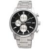 Casio Standard Men's Watch MTP-E510D-1A2V 1/10 Second Chronograph Quartz Reverse Panda