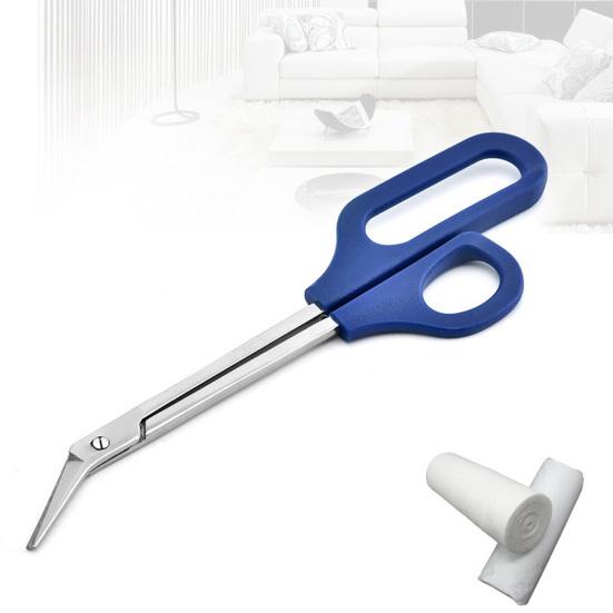 Toenail Scissor High Precision Cleaning Dirt Rust-Proof Easy Grip Long Handled Toenail Clippers