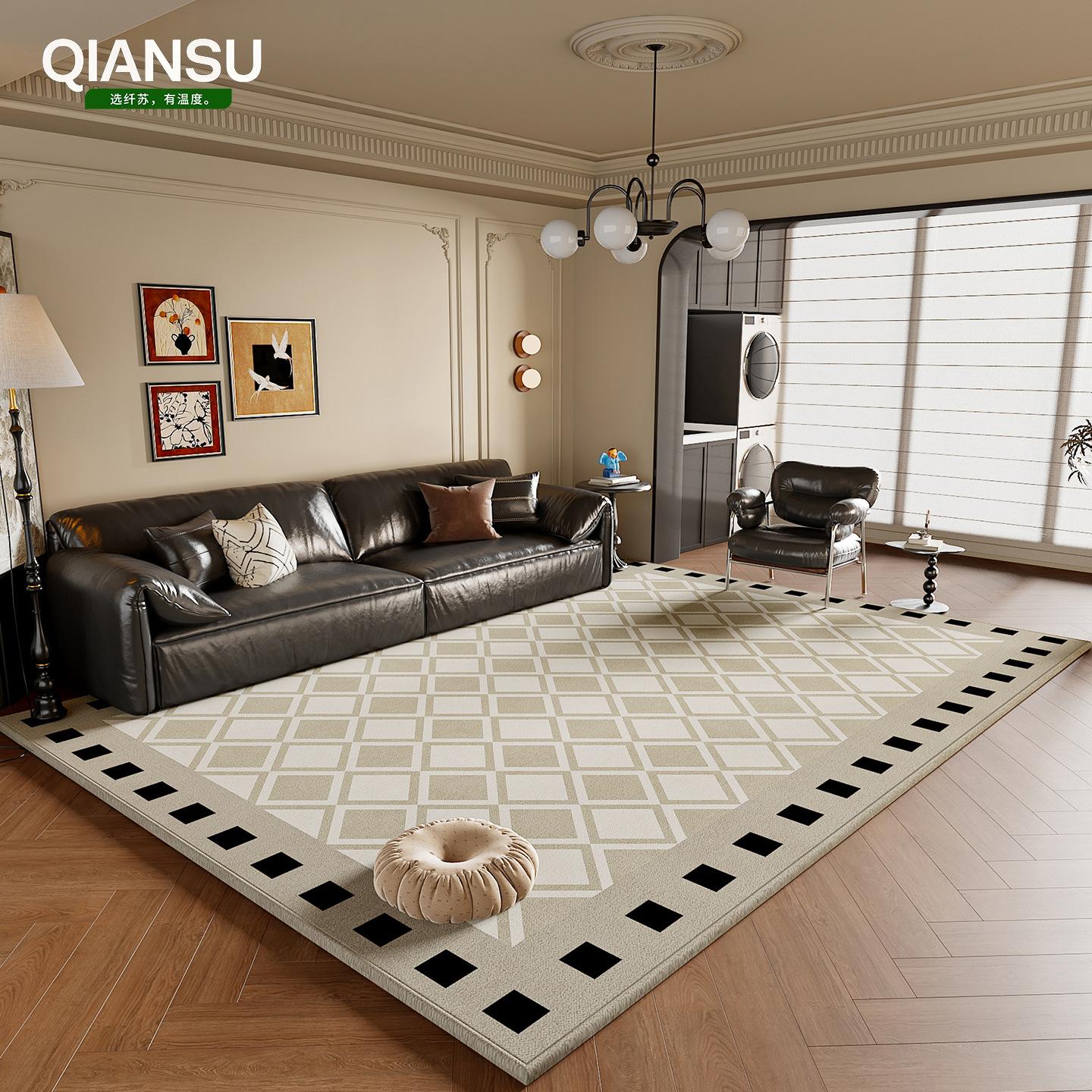 

Винтажный ковер Ковер для гостиной Большой ковер Ковер для дома Спальня Прикроватный ковер Грязеотталкивающий 80 * 120cm