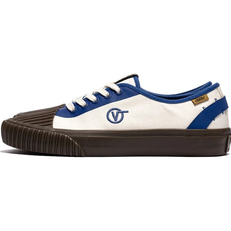 Vans Taka Hayashi X  Authentic Vault One-Piece Lx Collaboration Low-Top Skate Shoes Unisex Sneakers Blue White VN0A45K8TX3