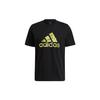 T Shirts Men's Black Crew Neck Moderate Straight Fit GL3699