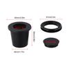 2 Sets Patio Umbrella Hole Loop& Cover Set Silicone Wedge For 2-2.5 Inch Hole Outdoor Table Umbrella Hole Ring