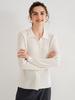 Women's Polo Neck Cashmere Sweater Cardigan - Autumn/Winter Fashionable, Versatile, Warm Knitwear.