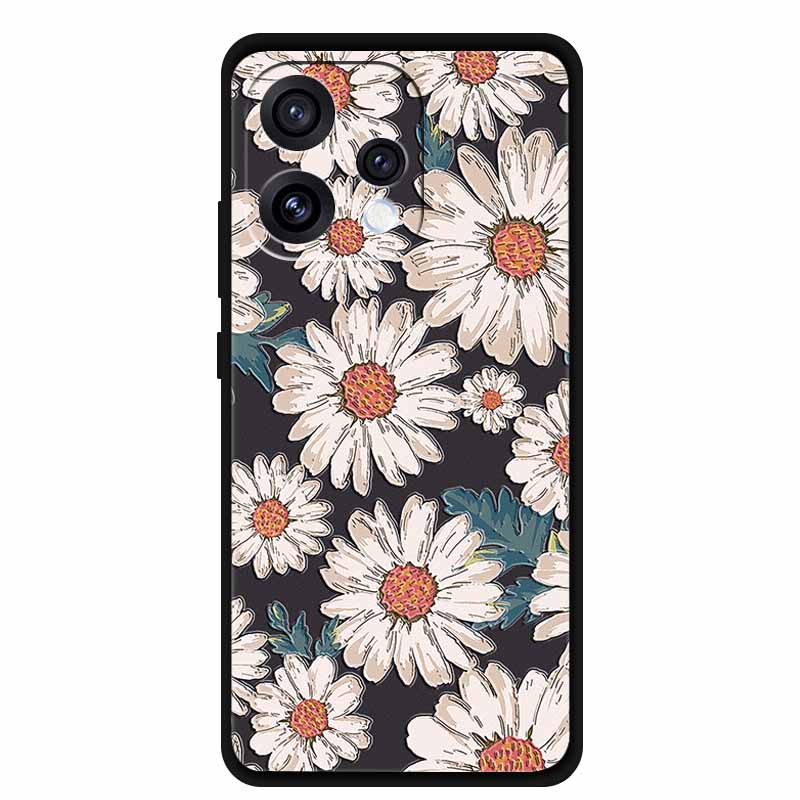 3D Emboss Case For Oppo Reno15 5G Phone Case Reno 15 Coque Flowers Silicone Soft Back Cover For Oppo Reno 15C 5G 2025 Case Funda