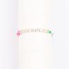 Creative Letter Bead Bracelet With/without Pendant Detail, Acrylic Design Wristlet For Teens Daily Accessories